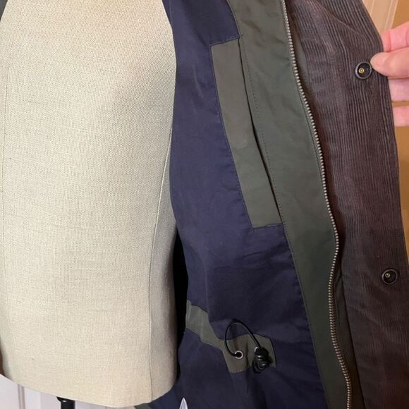 EUC Men's Timberland Waterproof Dark Olive Green Classic Field Jacket Size XL - Picture 6 of 8